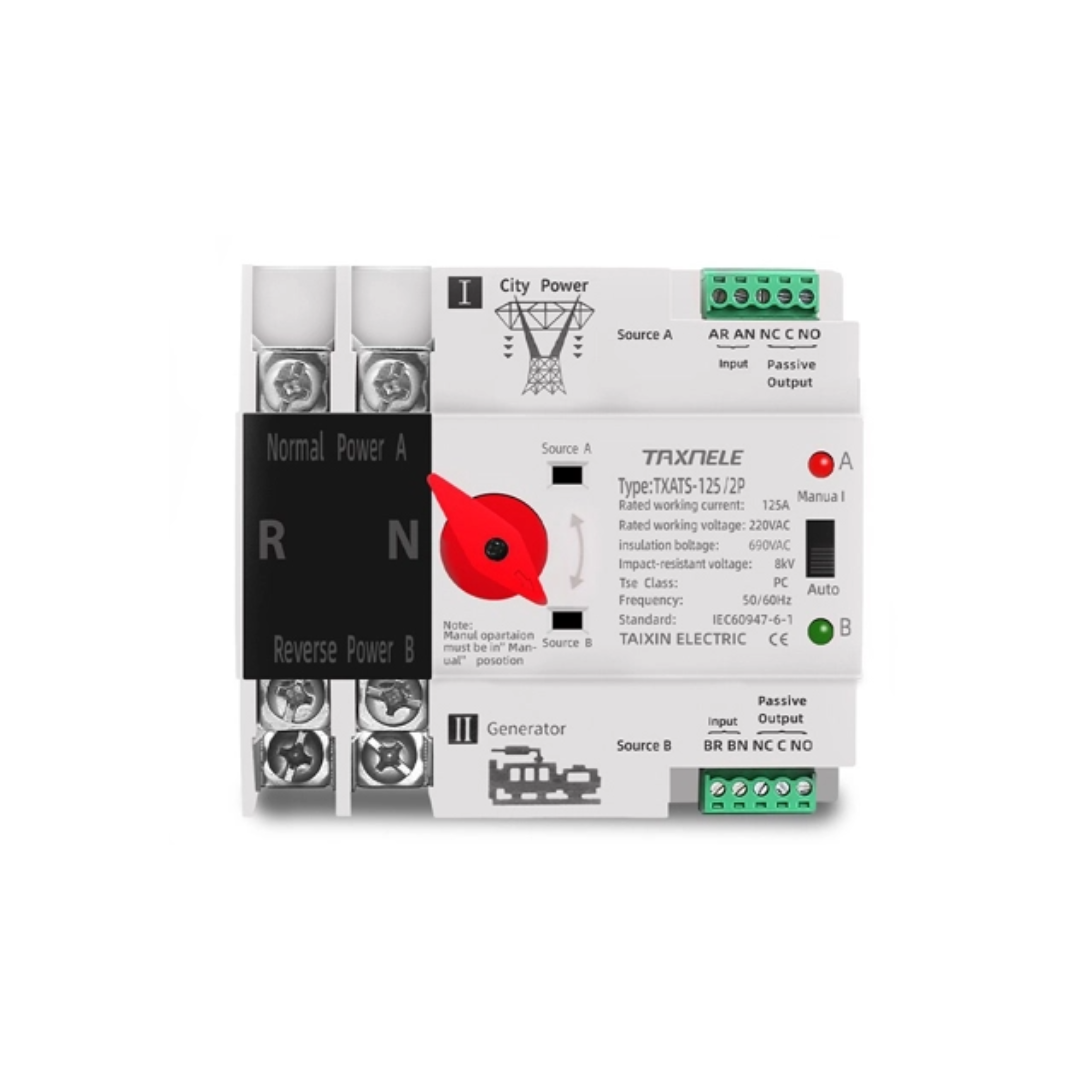 Bộ đổi nguồn tự động ATS 100A – 2P 1pha